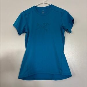 Arc'teryx Blue Fitted Short Sleeve Tee